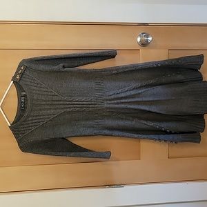 3/4 sleeve sweater dress